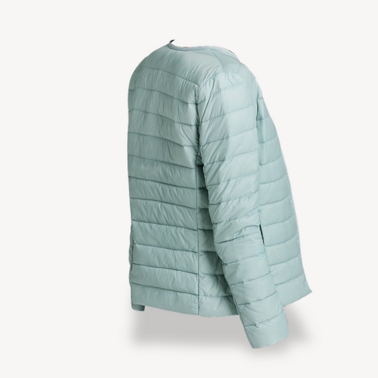 Damen Winterjacke Slim Fit Knopfverschluss - IdealeKleiden