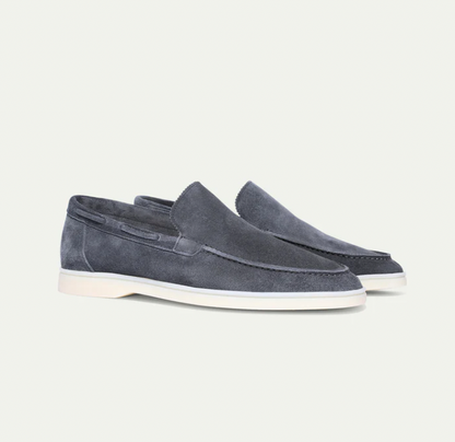 Leder Loafer Schuhe Herren Wildleder Slipper