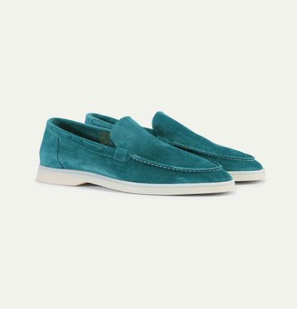 Leder Loafer Schuhe Herren Wildleder Slipper