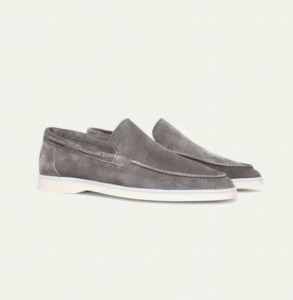 Leder Loafer Schuhe Herren Wildleder Slipper