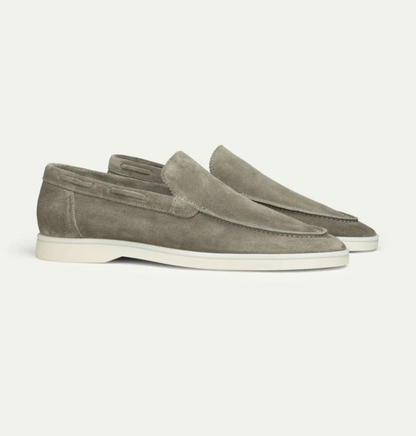 Leder Loafer Schuhe Herren Wildleder Slipper