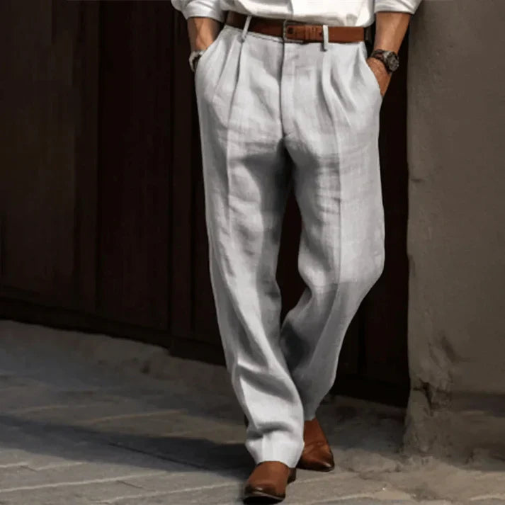 Bequeme Leinenhose Herren Leicht - IdealeKleiden