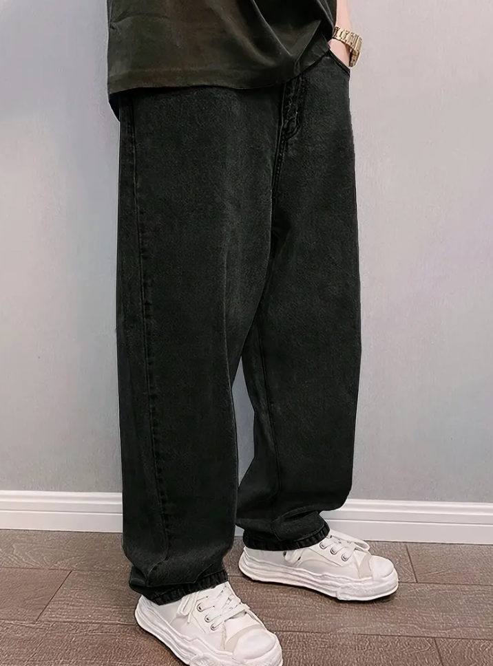Bequeme Herren Jeans Stonewash Baggy Style