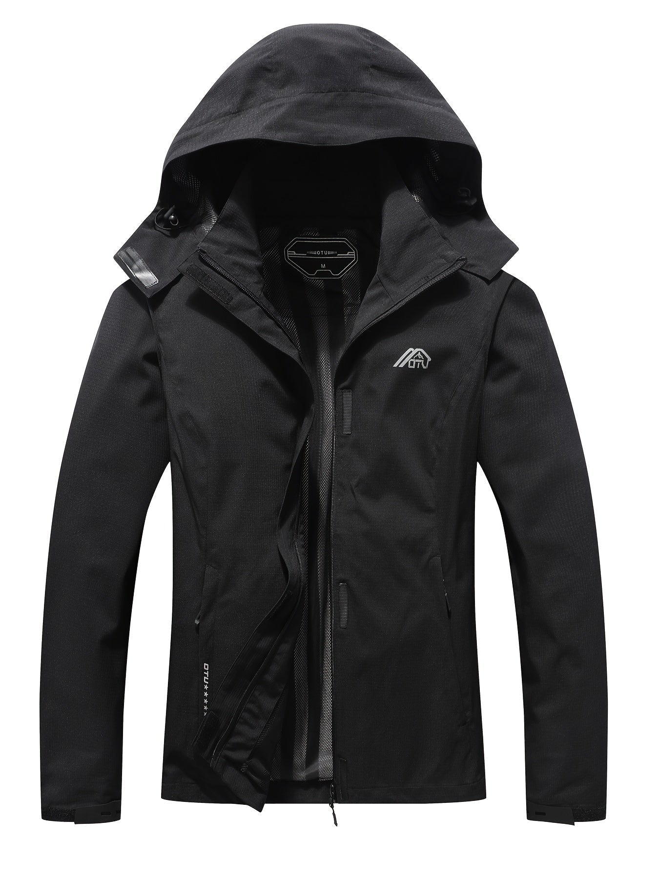 Wasserdichte Outdoorjacke Kapuze Herbst Frühling