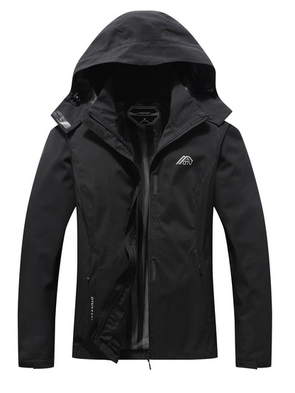 Wasserdichte Outdoorjacke Kapuze Herbst Frühling
