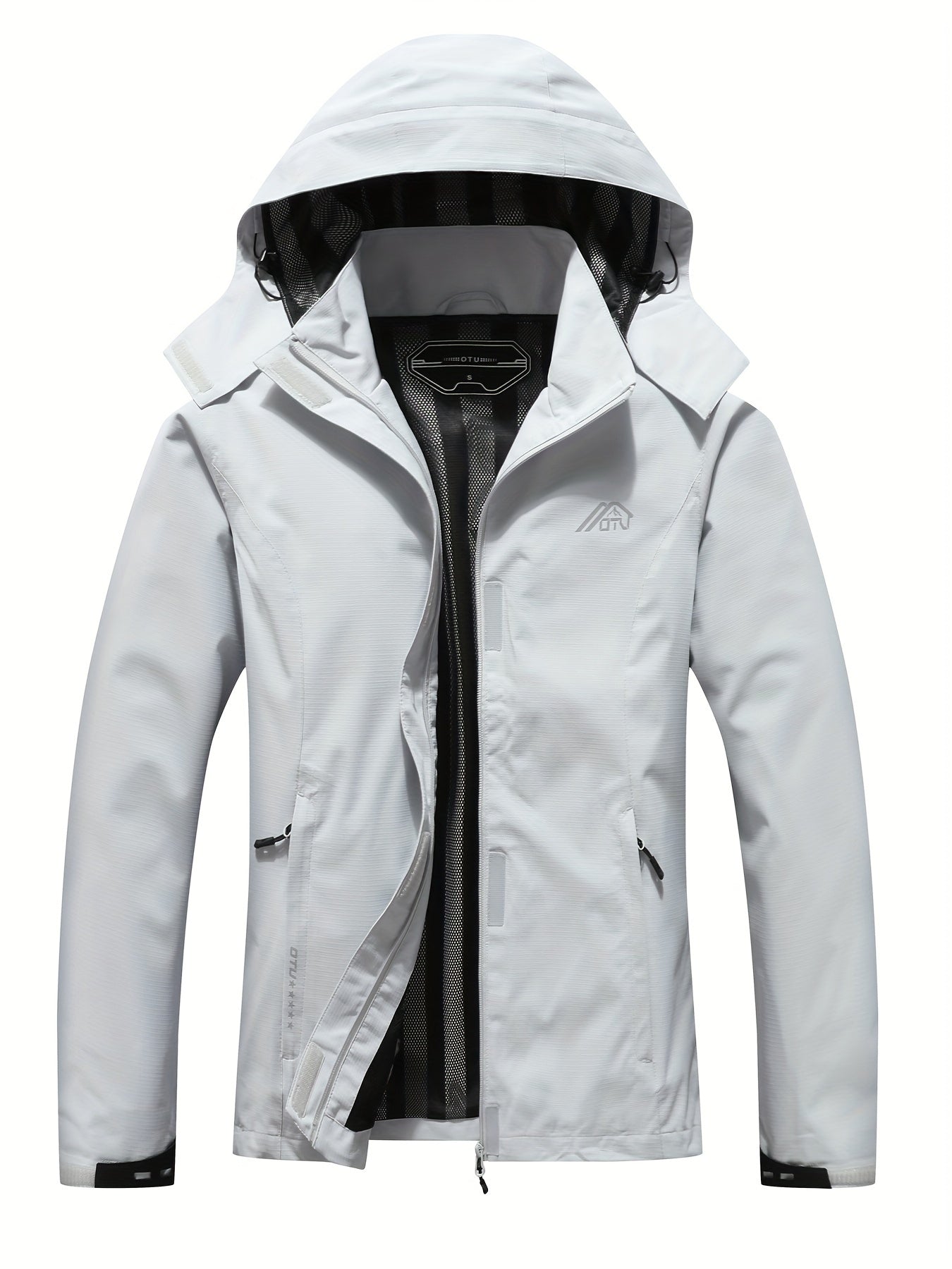 Wasserdichte Outdoorjacke Kapuze Herbst Frühling