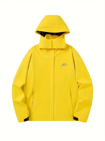 Wasserdichte Outdoorjacke Kapuze Herbst Frühling