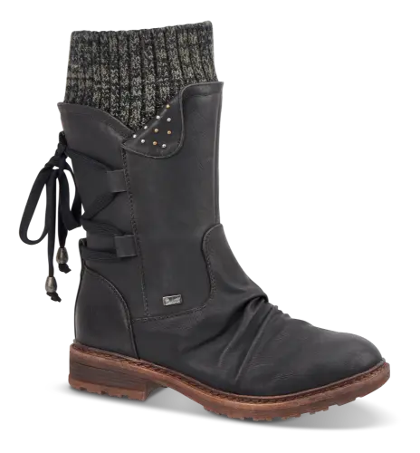 Damen Winterstiefel Niedriger Absatz Warm & Bequem