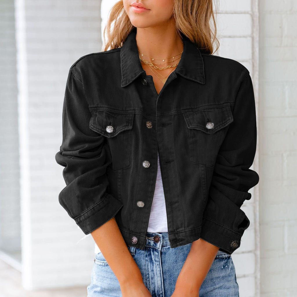 Herbstliche Denimjacke Trendy