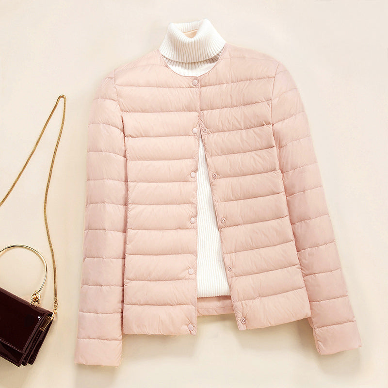 Leicht Gesteppte Daunenjacke Damen