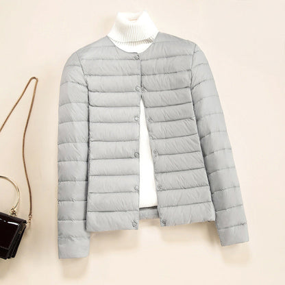 Leicht Gesteppte Daunenjacke Damen