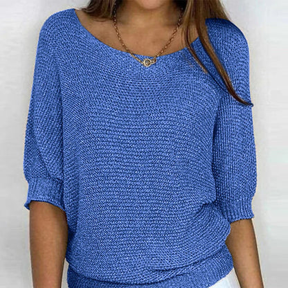 Leichtes DamenOberteil mit Dekorativem Strickmuster