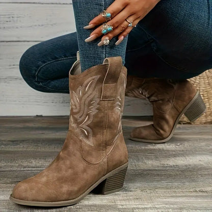 Stilvolle Damen Stiefeletten mit Absatz