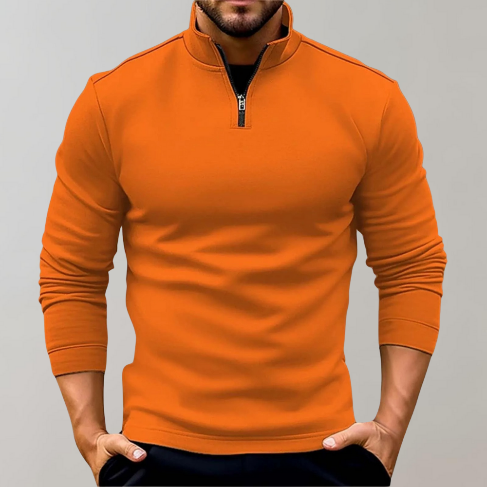 Herren Pullover Reißverschluss Modern Kyler