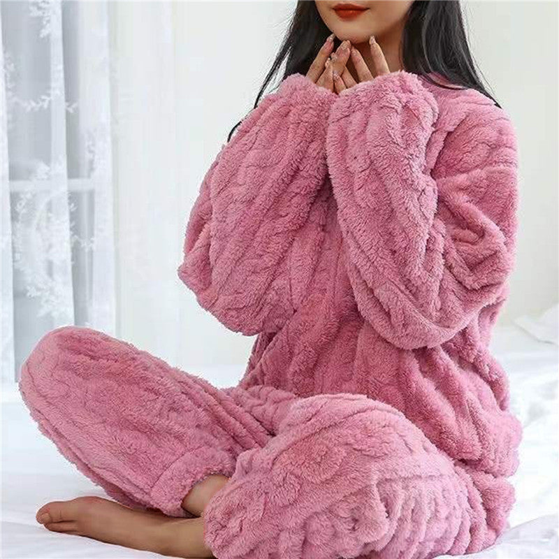 Damen Pulloveranzug Warm Bequem Langärmlig