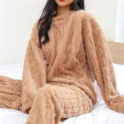 Damen Pulloveranzug Warm Bequem Langärmlig