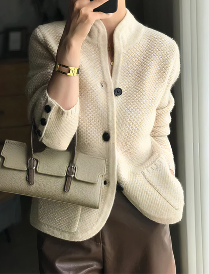 Eleganter Damen Cardigan Kaschmir Weich - IdealeKleiden