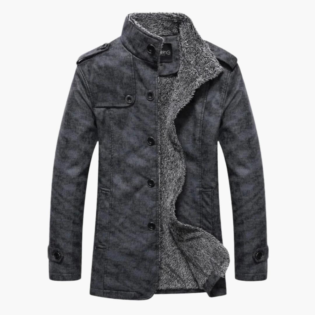 Warme Winterjacke Teddyfutter Outdoor Mantel