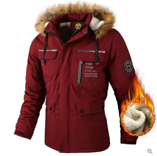 Wasserdichte Winterjacke Herren Premium Qualität