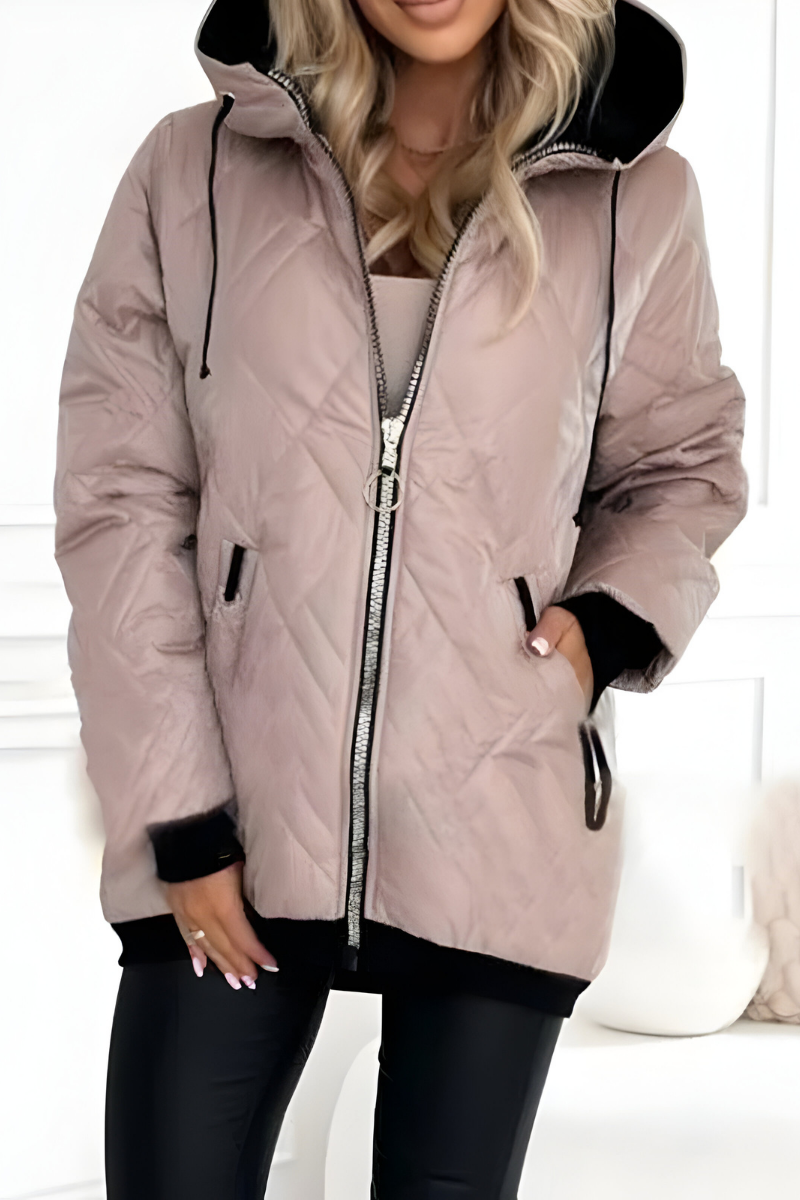 Warme Leichte Steppjacke Damen