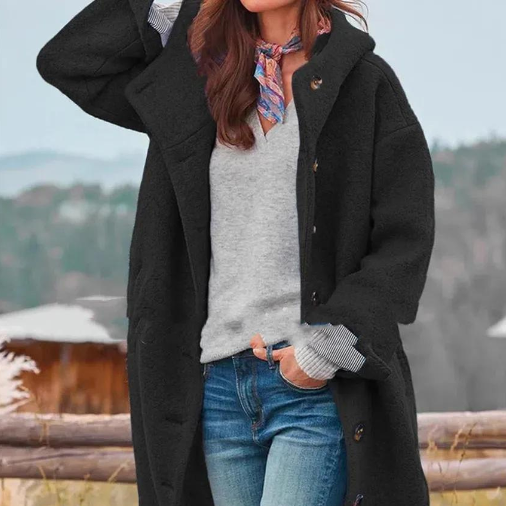 Warme Winterjacke Damen Elegant Plus Size