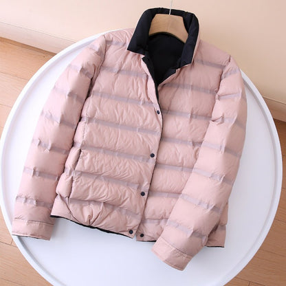 Schmale Slimfit Jacke Zweifarbig