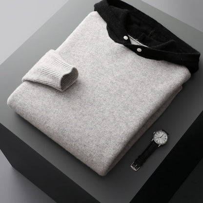 Warmes Merino Hoodie Damen Herren