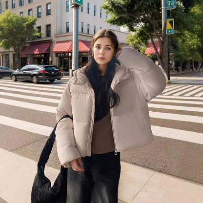 Slim Fit Daunenjacke Damen Modern Puff