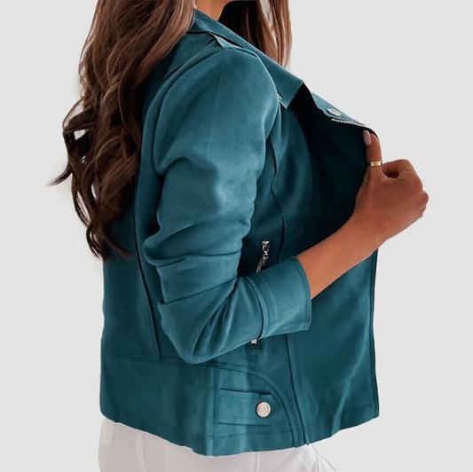 Moderne Herbstjacke Damen Chic - IdealeKleiden