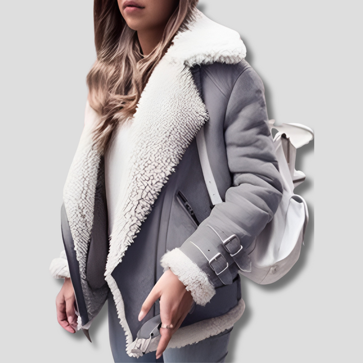 Lederjacke Damen Pilotenstil