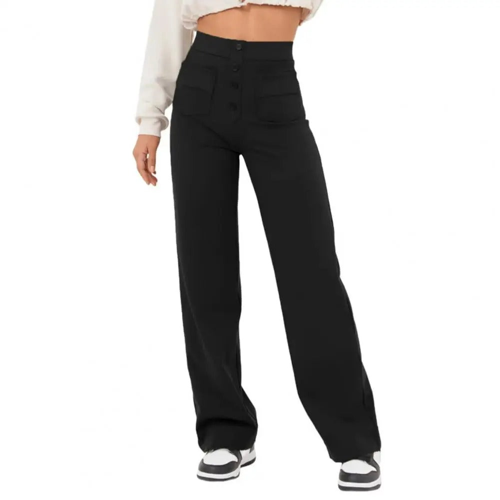 Elegante Frauenhosen Hochtailliert Style