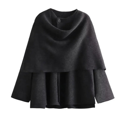 Stilvolle Damenjacke Asymmetrisch Modern