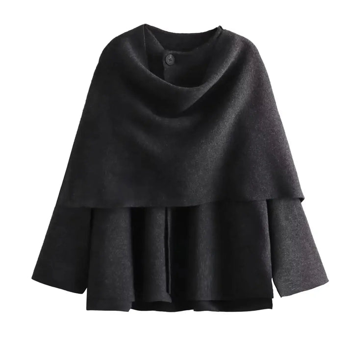 Stilvolle Damenjacke Asymmetrisch Modern