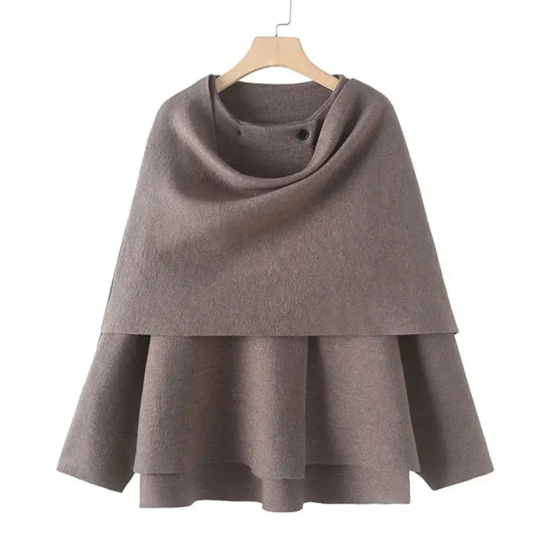 Stilvolle Damenjacke Asymmetrisch Modern