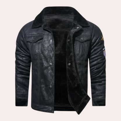 Stilvolle Herrenjacke Kurz Moderner Stil