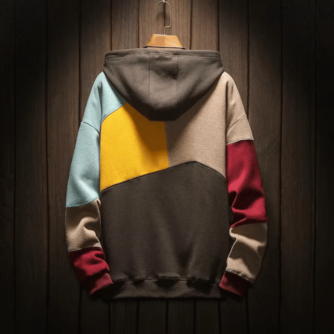 Stylischer Hoodie Schwarz Komfortabel Alltag - IdealeKleiden