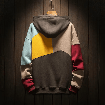 Stylischer Hoodie Schwarz Komfortabel Alltag - IdealeKleiden