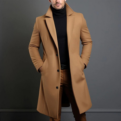 Herren Wintermantel Zeitlos Elegant