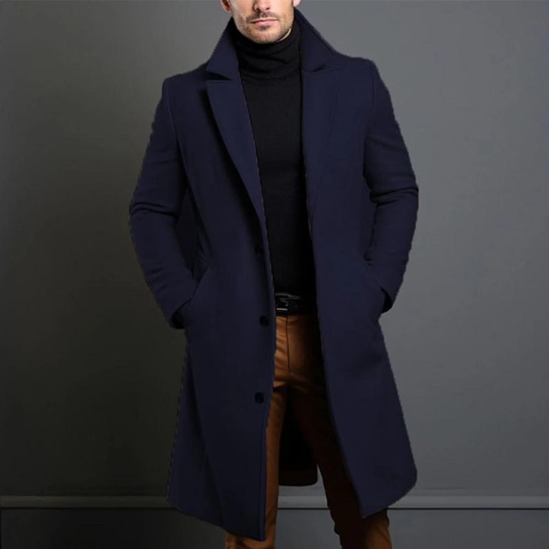 Herren Wintermantel Zeitlos Elegant