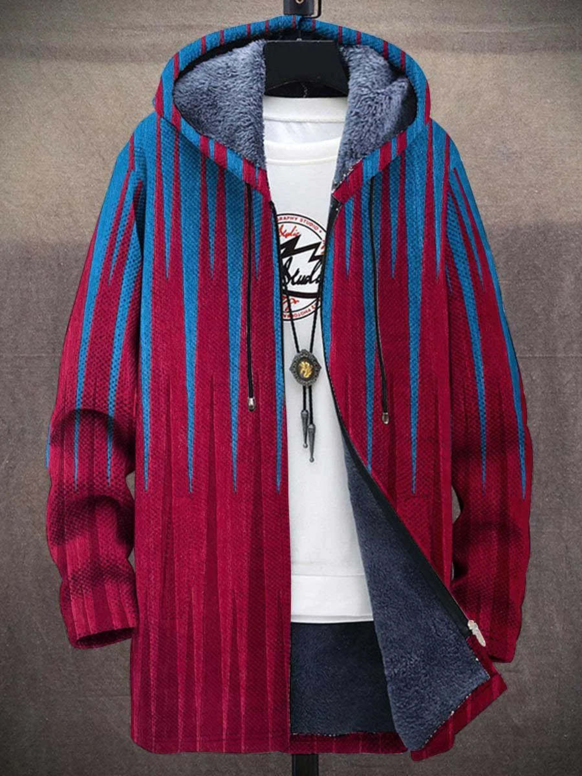 Einzigartige Streetwear Jacke Künstlerisch Bedruckt