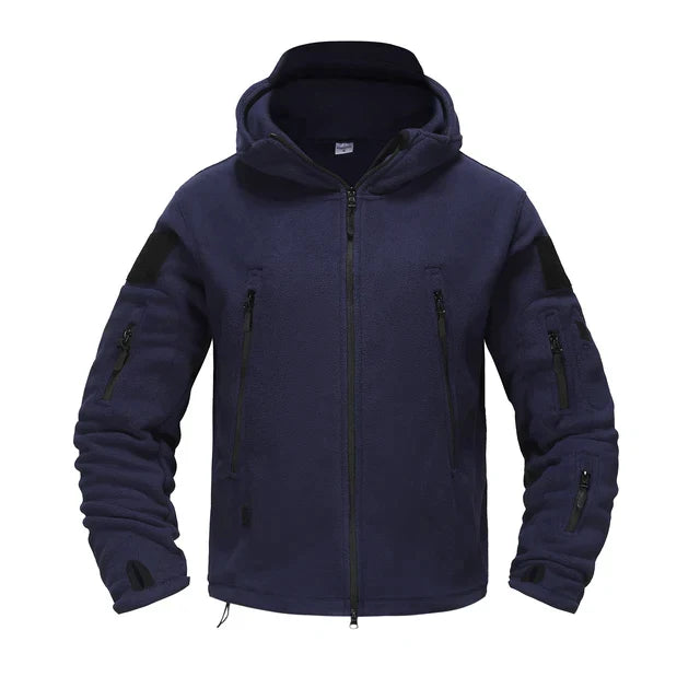 Herren Fleecejacke Taktisch Schwarz