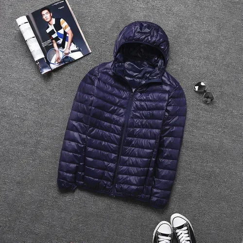 Herren Jacke Leicht Kapuze Sportlich