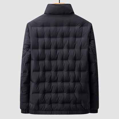 Warme Daunenjacke Steppjacke Reißverschluss - IdealeKleiden