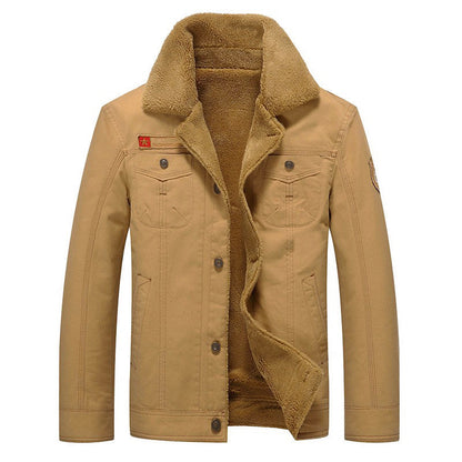 Weiche Winterjacke Sherpa-Futter Baumwolle