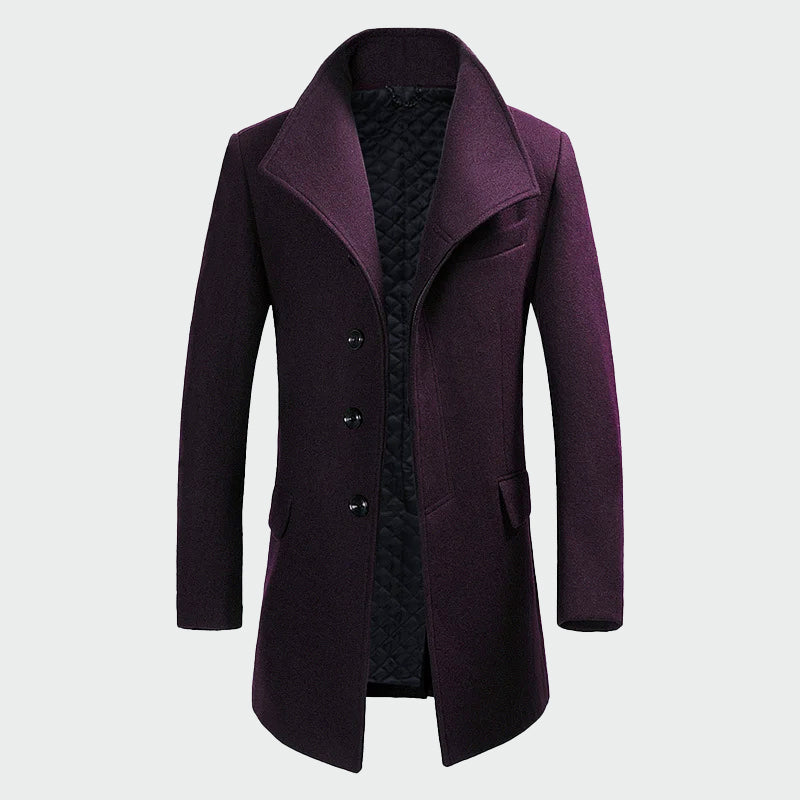 Warmes Winterkleid Merinowoll Mantel Damen