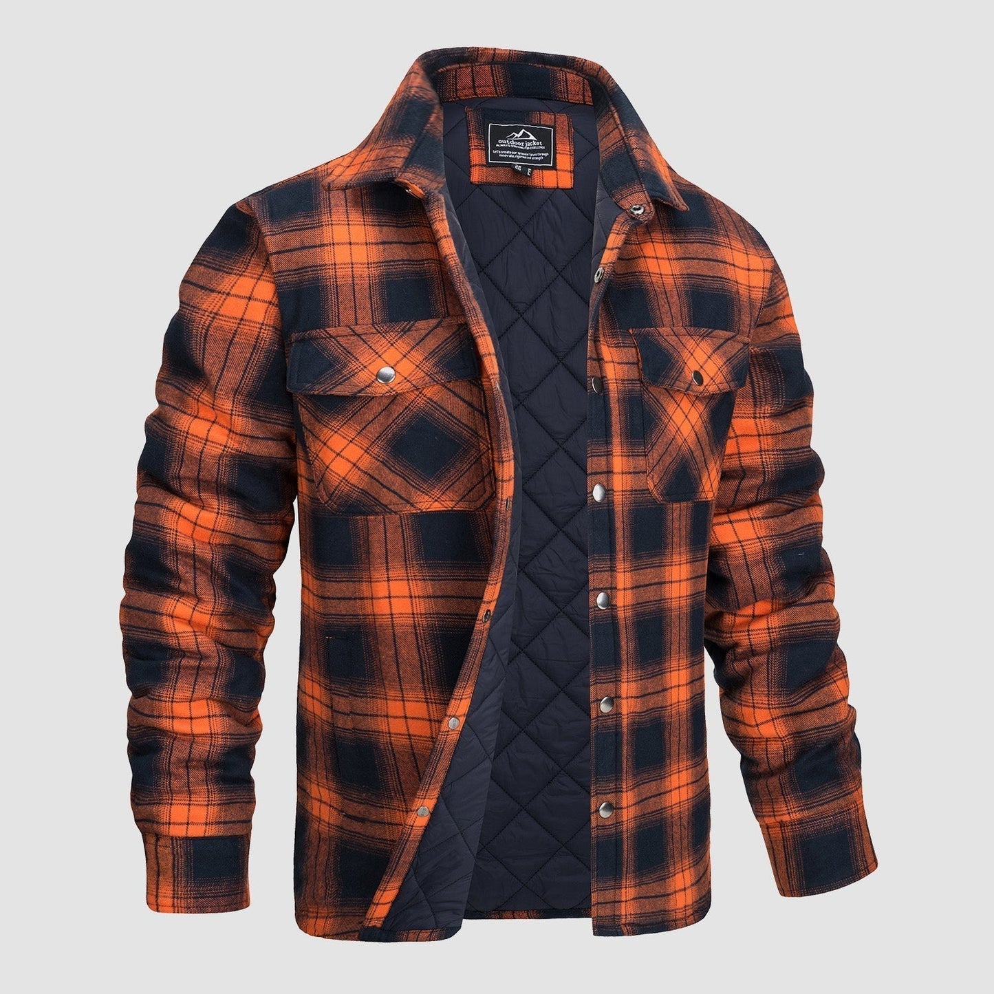 Herren Flanellhemd Warm & Bequem