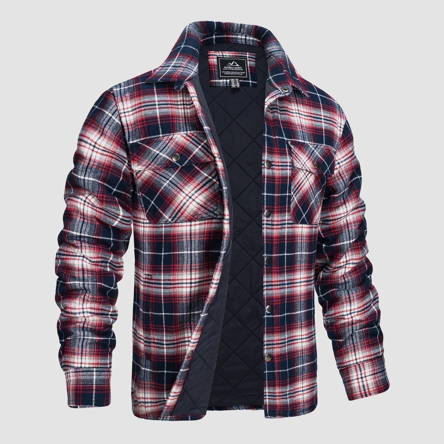 Herren Flanellhemd Warm & Bequem