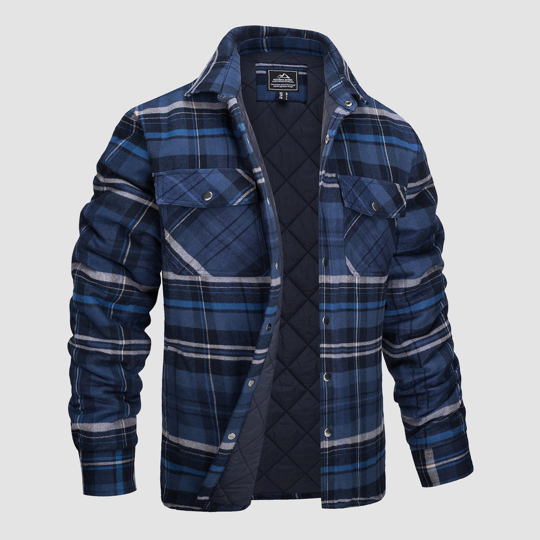 Herren Flanellhemd Warm &amp; Bequem