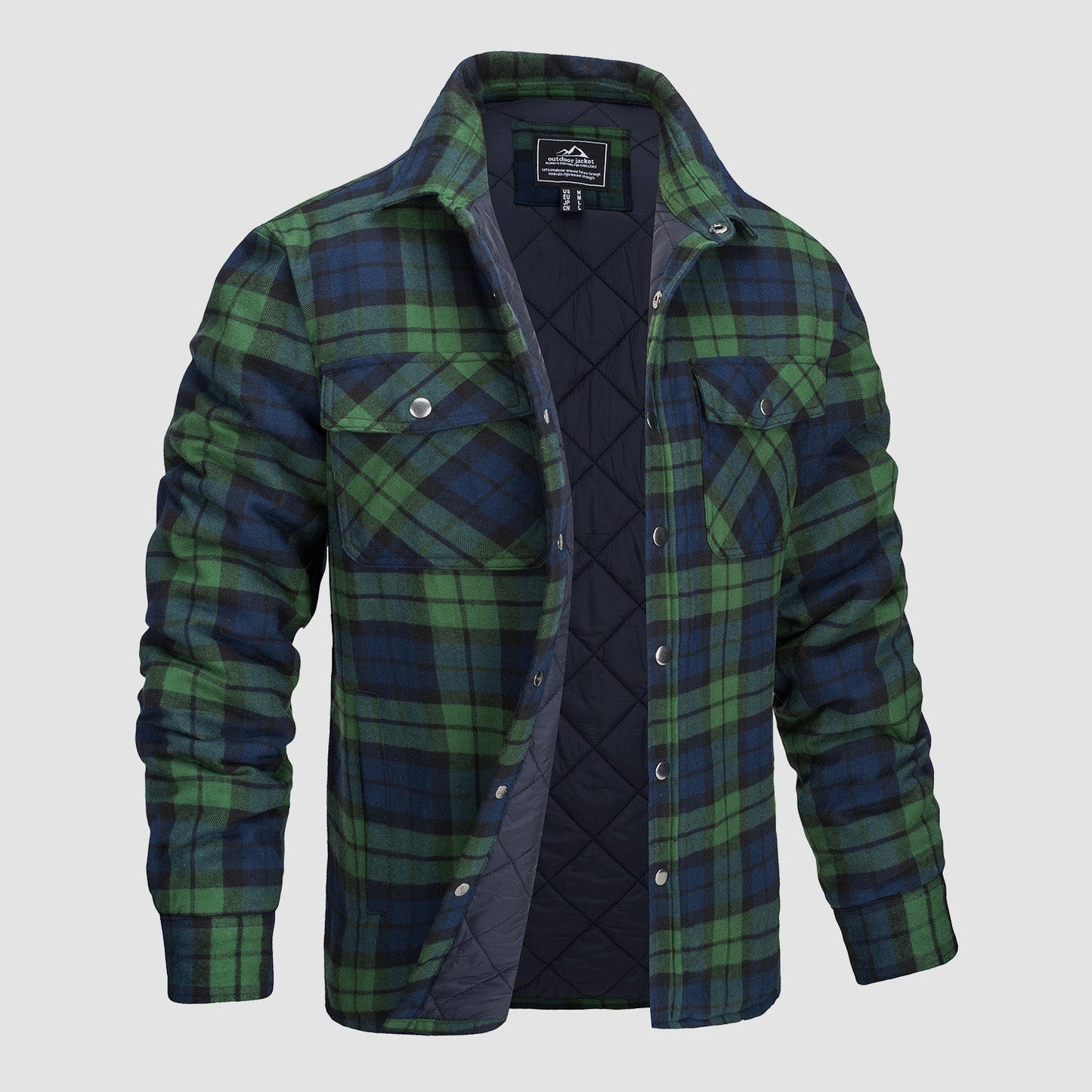 Herren Flanellhemd Warm & Bequem