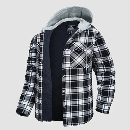 Harrison - Warme Flanell Herren Winterjacke